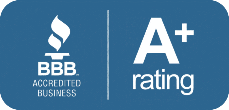 Better Business Bureau - A+ rating