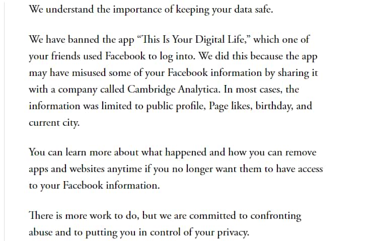 Cambridge Analytica data breach scandal