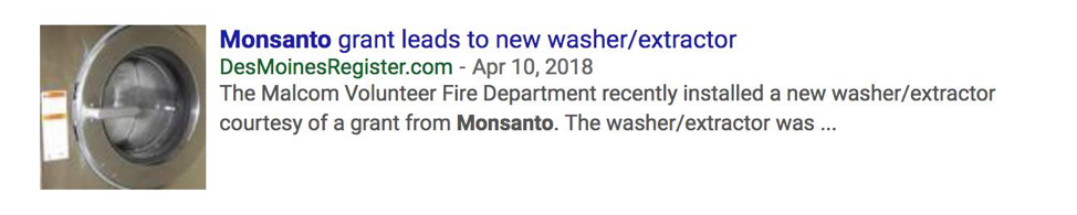 Headline example showing positive corporate news that confirmation bias causes readers to dismiss