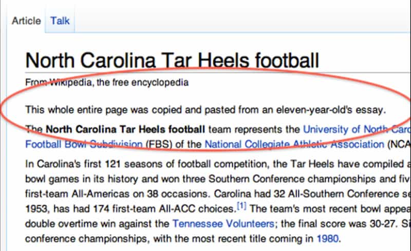 NC football wikipedia