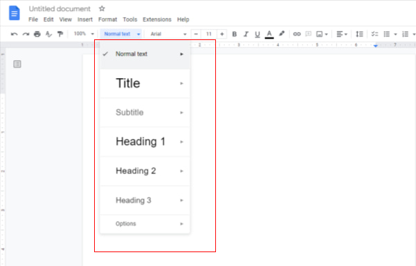Example of well-organized content structure using headings and bullet points for SEO
