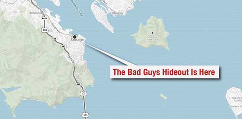 map Map showing IP address geolocation used to track anonymous online perpetrators