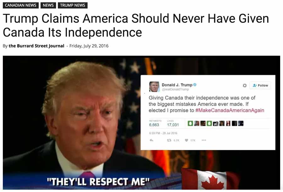 Illustration representing fake news and Donald Trump misinformation