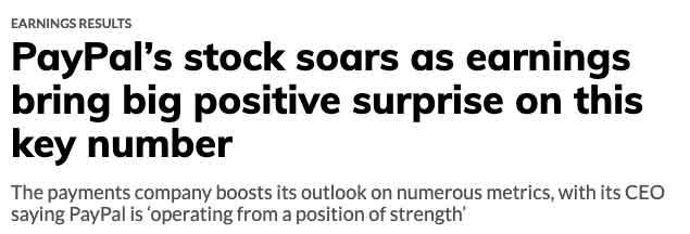 Positive earned media journalism example.