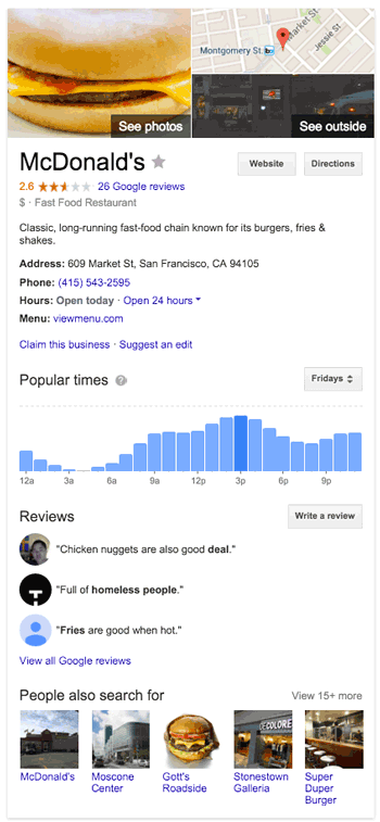 knowledge graph for mcdonalds location knowledge graph for mcdonalds location