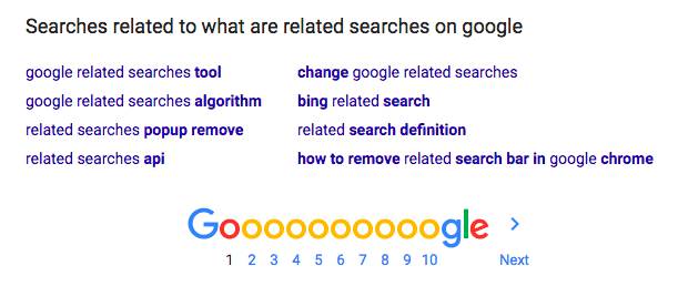 example of what related searches look like in google example of what related searches look like in google