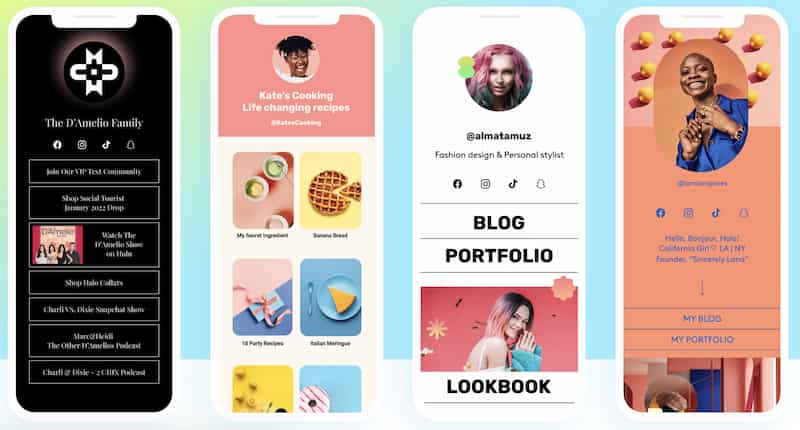 link to all your digital properties